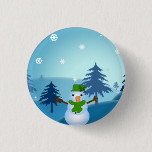 Snögubben knäppas knapp