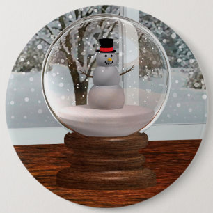 Snögubbesnöjordklot Knapp