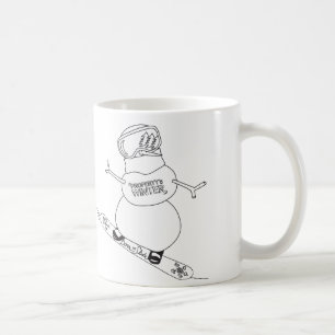 SnögubbeSnowboardingmugg Kaffemugg