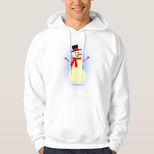 Snögubbetröja Hoodie (Framsida)