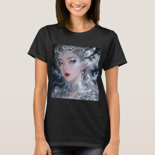 Snögudinna   Silvervit Aura Avatar T Shirt