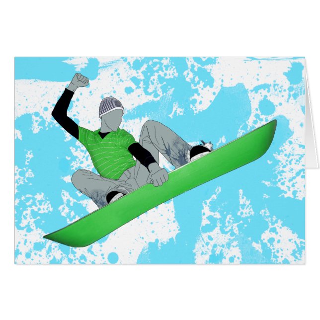 snöhärd. 1. hälsningskort (Framsidan Horizontal)