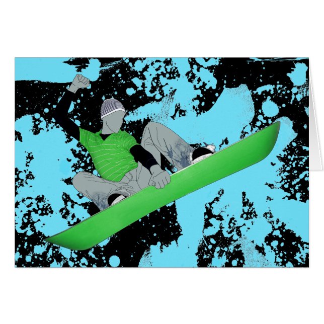 snöhärd. 1. hälsningskort (Framsidan Horizontal)