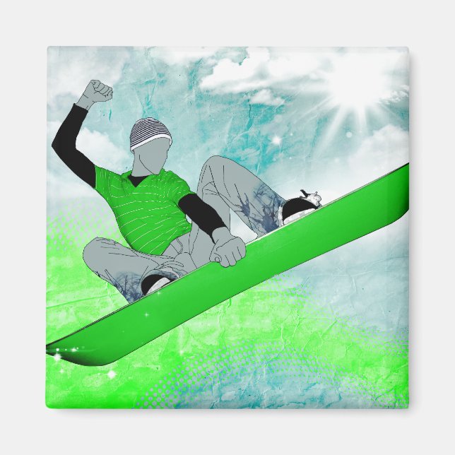 snöhärd. 1. magnet (Framsidan)