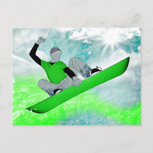 snöhärd. 1. vykort (Framsida)