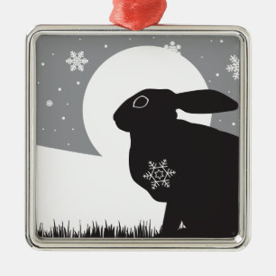 SNÖHARE JULGRANSPRYDNAD METALL