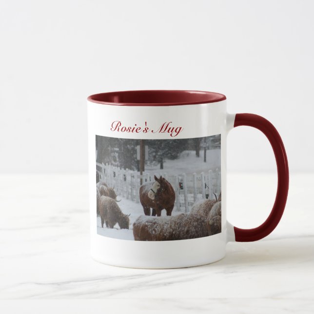 Snöhäst, Rosies mugg (Höger)