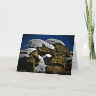 "Snöhattar" Julkort Kort