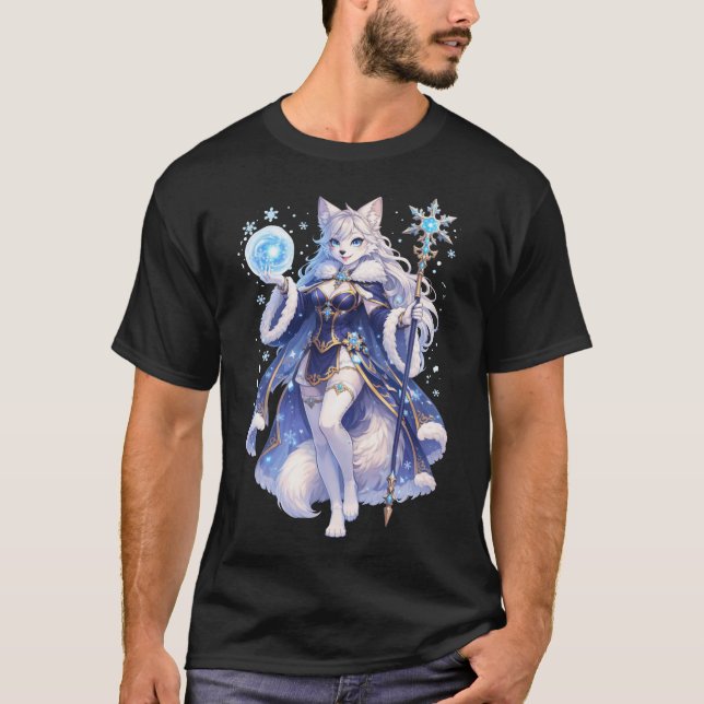 Snöhäxräv T Shirt (Framsida)