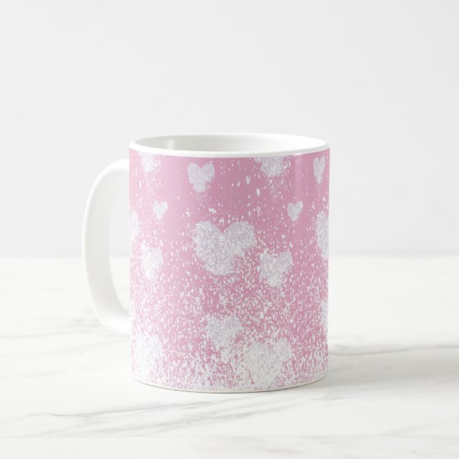 snöhjärtan kaffemugg (Framsida vänster)