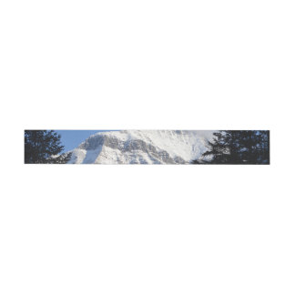 Snöig berg etikettband