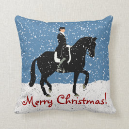 Snöig Dressagehästjul Kudde
