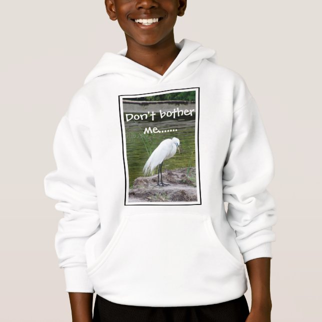 Snöig Egret - "besvära inte mig", besvärar inte M… Tee Shirt (Framsida)