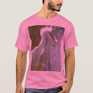 Snöig Egret T-shirt
