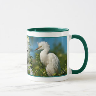 Snöig Egretbramorgon Mugg