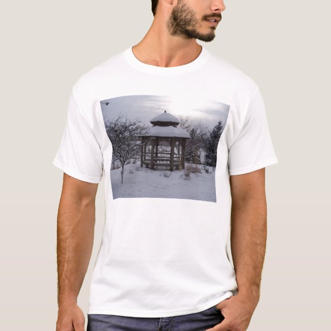 Snöig Gazebos T-shirt (Framsida)
