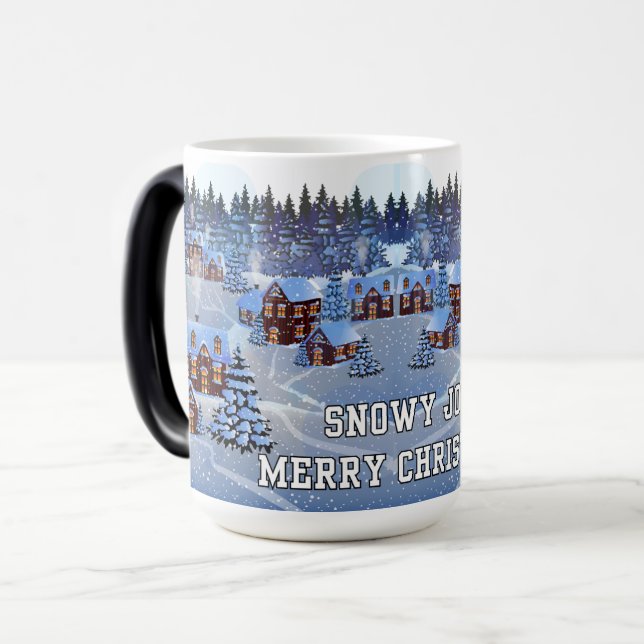 Snöig Glädje Magisk Mugg (Framsida vänster)