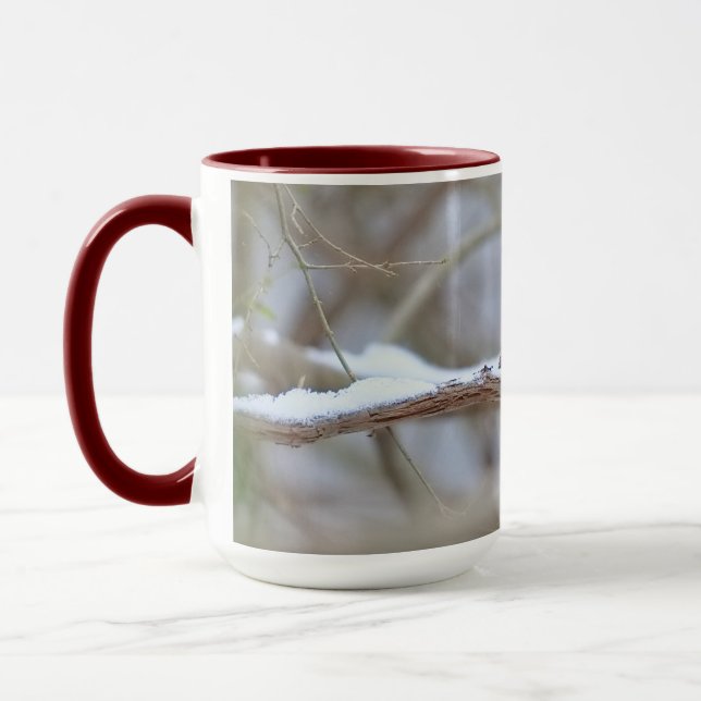Snöig_hane_kardinal_v1 Mugg (Vänster)