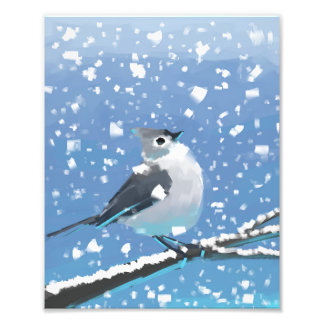 Snöig januari fototryck
