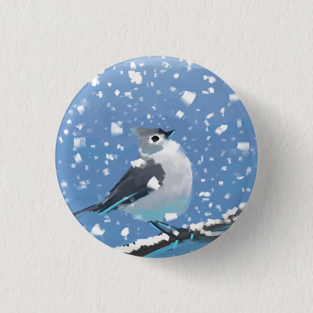 Snöig januari knapp (Framsida)