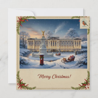 Snöig julkort