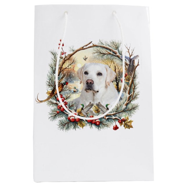 Snöig Labrador Retriever-helg (Framsidan)