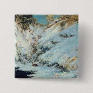 Snöig landskap, 1866 knapp