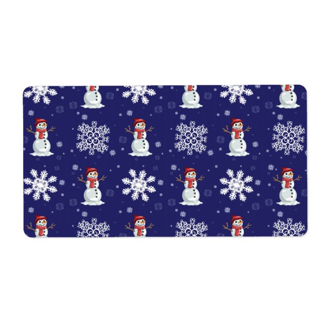 Snöig manar fraktsedel (Framsidan)