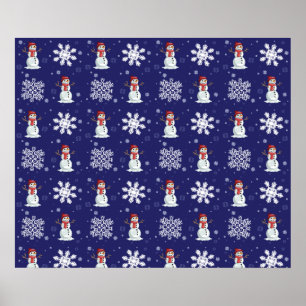 Snöig manar poster