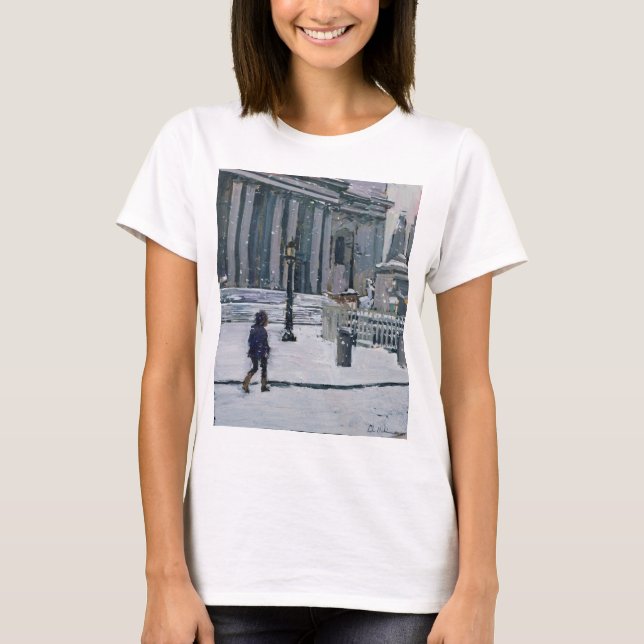 Snöig morgonSts Paul domkyrka 2009 Tee Shirt (Framsida)