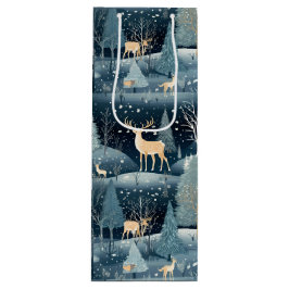 Snöig natt hjortfält