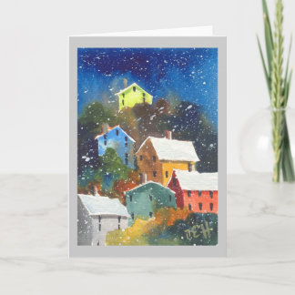 Snöig Pittsburgh backhus Kort