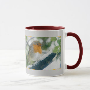 Snöig Robin mugg