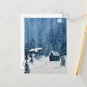 Snöig Sagovärld vykort