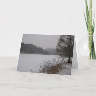 Snöig sjö mig kort