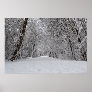 Snöig slinga poster