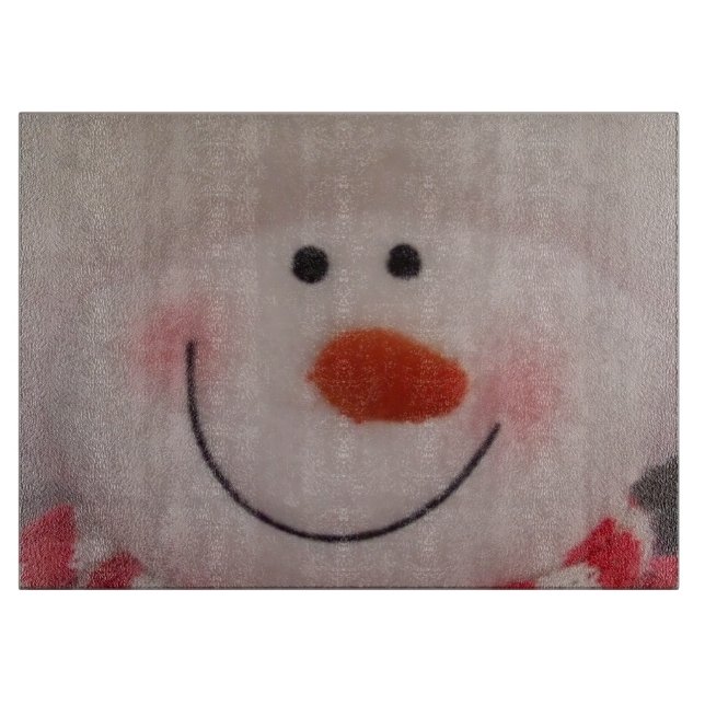 Snöig snögubbe (Framsidan)