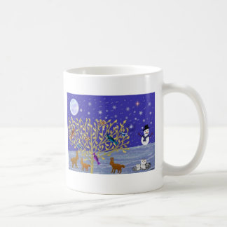 Snöig snöig nattmuggar kaffemugg