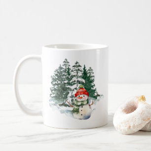 Snöig Snöman Kaffemugg