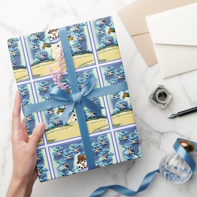 Snöig Snöman Presentpapper (Gifting)