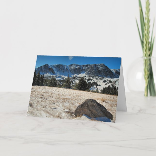 Snöig spänna kort (Framsida)