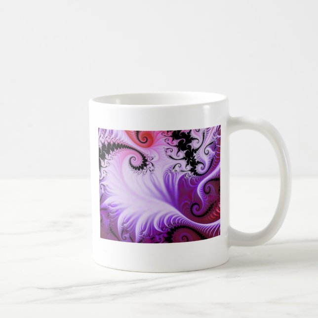 Snöig VinesFractalmugg Kaffemugg (Höger)