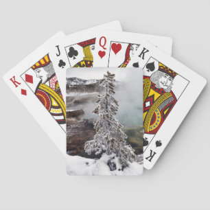 Snöig Yellowstone Spel Kort