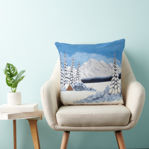 Snöiga bergen Stora Kudde