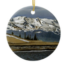 Snöiga Leadville Colorado Bergsutsikt