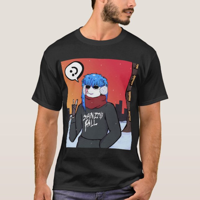 Snöigt ansikte! :) t shirt (Framsida)