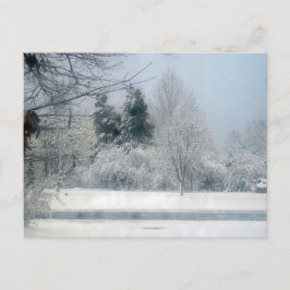 Snöigt morgon - vykort
