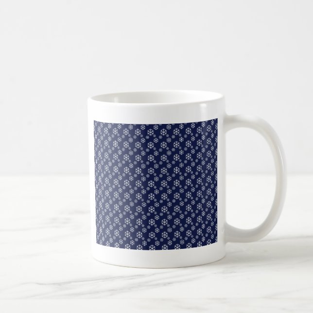Snoing vid jul Kväll Kaffemugg (Höger)