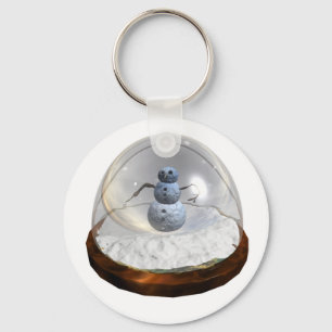 Snöjordklot Keychain Nyckelring