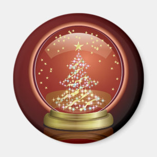 Snöjordklot Magnet